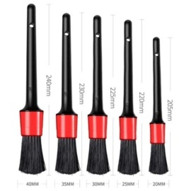 NM Store® 5’li Çok Amaçlı Araç İçi ve Dış Yüzey Temizlik & Detaylandırma Fırça Seti