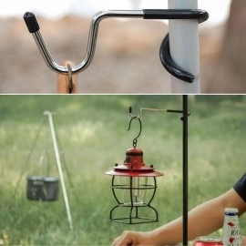 NM Store® Kamp İçin Çok Fonksiyonlu S-Şekilli Direk Askısı Kaymaz Paslanmaz Çelik Eşya Asma Kancası