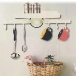 NM Store® Askılı Raf Çok Fonksiyonlu Mutfak Banyo Tuvalet Tutacak ve Raf