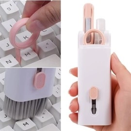 ,® Çok Fonksiyonlu TV Bilgisayar Ekranı Kulaklık Fırçalı Spreyli Elektronik Temizlik Seti