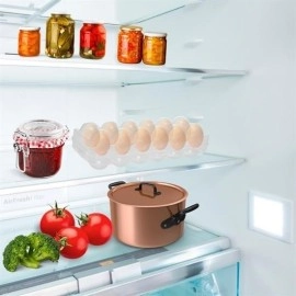 NM Store® 12li Şeffaf Kapaklı Kilitli Yumurta Saklama Kabı Kutusu Aparatı