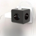 NM Store® Isıya Dayanıklı Termal Akım Korumalı ve Çocuk Korumalı 3 Priz Girişli 3 USB Girişli Küp Priz