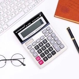 NM Store® 12 Haneli Geniş LCD Ekran, Pilli Büyük Düğmeli Hesap Makinesi