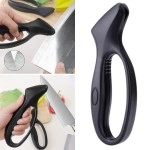 NM Store® Kolay Tutuş Saplı Paslanmaz Çelik Manuel Bıçak Bileme Aleti