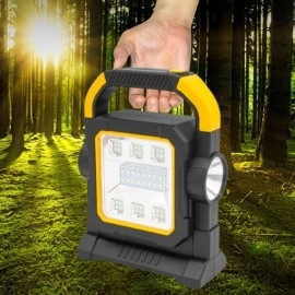 NM Store® HelloCloud Şarjlı Solar LED Çalışma Işığı | USB Çıkışlı Taşınabilir Projektör Lamba