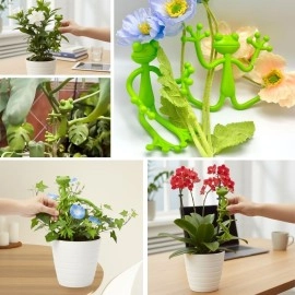 NM Store® Kurbağa Şeklinde Bitki Sabitleyici – Bahçe ve İç Mekan Bitkileri İçin Dal ve Gövde Destek Aparatı, Çok Amaçlı Bitki Tutucu Klips