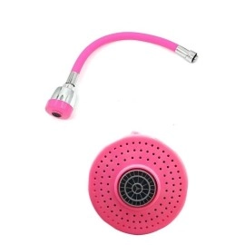 NM Store® Oynar Başlıklı Tasarruflu Kubar Musluk Borusu ve Başlığı  Pembe