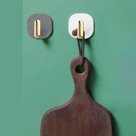 NM Store®  2li Yapışkanlı Retro Askılık Dolap Kapak Kulpu Gri