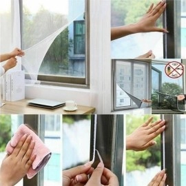 NM Store® Tüm Cam Pencere Kapılara Uyumlu Çift Kanat Pencere Sinekliği