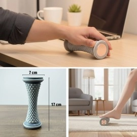 Ayak, El ve Bilekler İçin Yuvarlamalı Masaj Aleti – Manuel Refleksoloji ve Kas Rahatlatıcı Masaj Aparatı