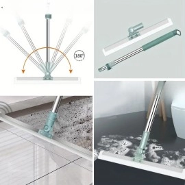 NM Store® Teleskopik Oynar Başlıklı Cam,Zemin Silme Aparatı Çekçek