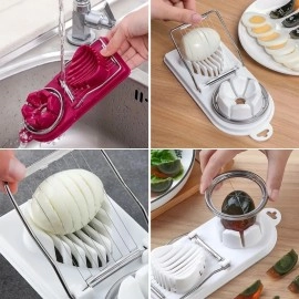 NM Store® Çok Fonksiyonlu Eşit Yumurta ,Meyve Dilimleyici Kesici Aparat