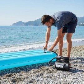 NM Store® 300 PSI Güçlü Taşınabilir Hava Kompresörü–Araba, Motosiklet, Bisiklet ve Top Şişirme İçin Çakmaklıklı Lastik Şişirme Pompası