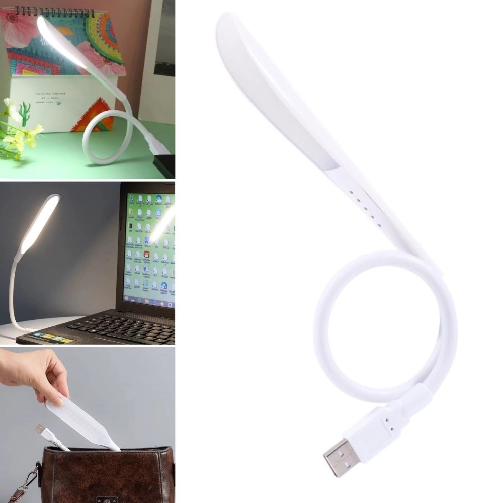 NM Store® USB Girişli 14 Ledli 3 Kademeli Dokunmatik Masa/Kitap Okuma Lambası Ledi Beyaz