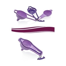 NM Store® Pratik Yumurta Süzgeci Mini Süzgeç Huni Seti Hepsi Bir Arada