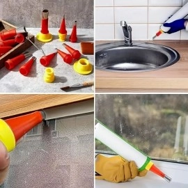 NM Store®30 Parça Silikon Kalafat Mastik Alet Seti Mastik Ucu
