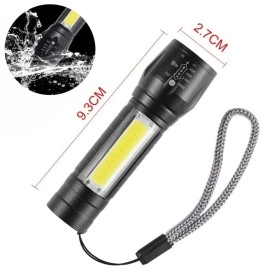 NM Store® Kutulu Mini El Feneri – Taşınabilir LED Kamp ve Acil Durum El Lambası Plastik Gövde