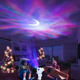 NM Store® Stickerlı ,Kumandalı ASTRONOT Model Gece Lambası