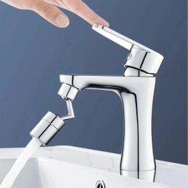 NM Store®  720 Derece Dönebilen 4 Filtreli Tüm Musluk Tipleri İle Uyumlu Montaj Aparatlı Musluk Başlık