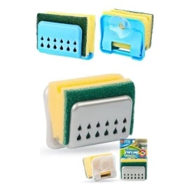 NM Store® Pratik Mutfak Lavabo Vantuzlu Bulaşık Süngeri Askısı Aparatı