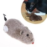 NM Store® Kurmalı Kedi Eğitim Oyuncağı Tüylü Peluş Fare Yakalama İnteraktif Sevimli Eğlenceli Oyuncak