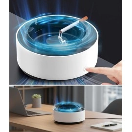 Dumanı İçine Çeken Akıllı Kül Tablası – Kokusuz, Filtreli ve Otomatik Duman Emici Küllük