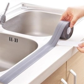 NM Store® Gri Su Sızdırmaz  Banyo Mutfak Lavabo Küvet İzolasyon Şerit Bant