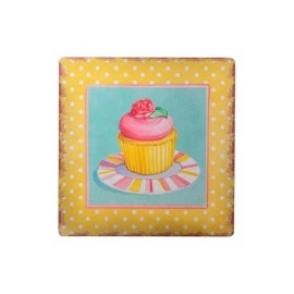 NM Store® Decotown Duvar Panosu 40*40 Cup Cake Muffin Motifli Duvar Süsü