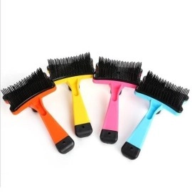 NM Store® Evcil Hayvan Kedi Köpek Tüy Toplayıcı Otomatik Tuşlu Pet Tarak