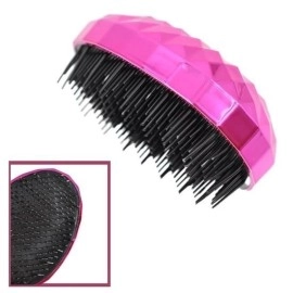 NM Store® Neon Pembe Düzleştirici Tarak Geniş AralıklıHer Saç Tipine Uygun Fırçalı Saç Düzleştirici