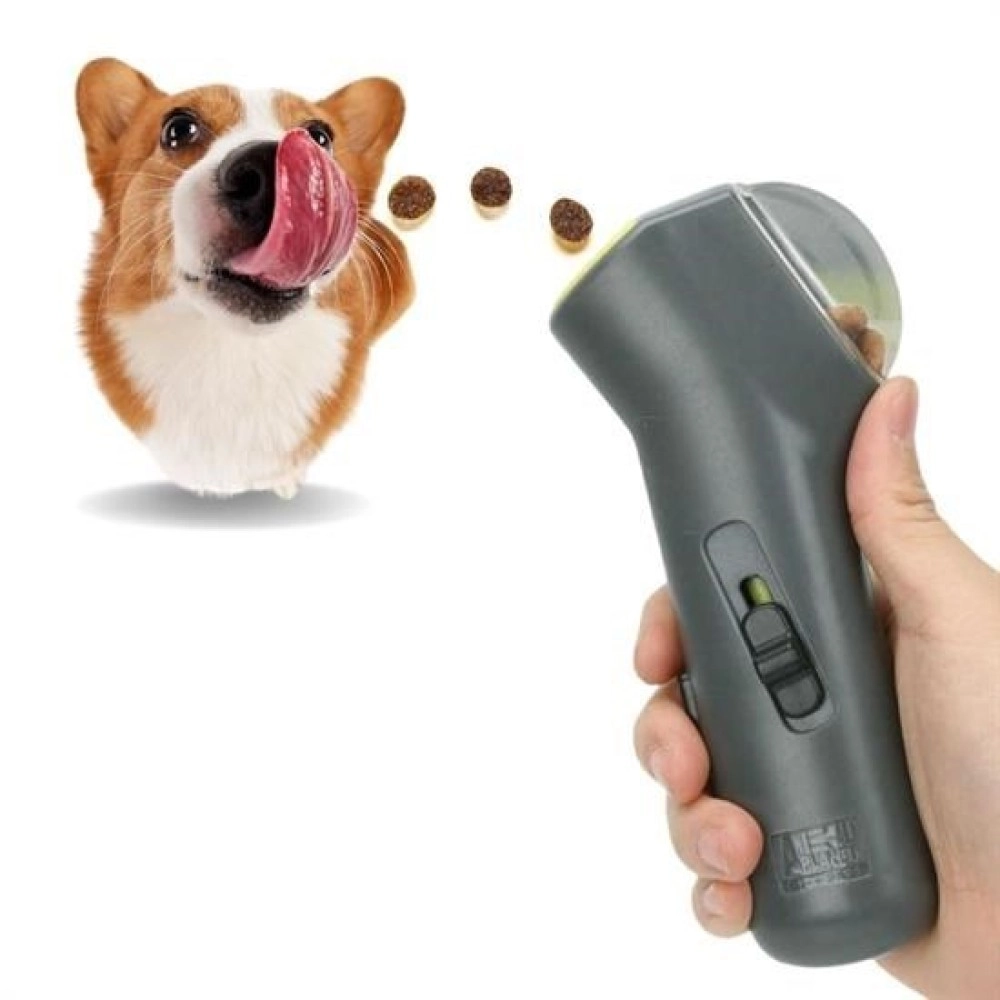 NM Store® Kedi ve Köpekler İçin Hazneli Mama Fırlatma Oyuncağı Yem Atıcı Aparat