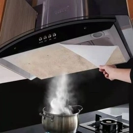 NM Store® 2li Yağ Emici Duman Önleyici Pratik Mutfak Davlumbaz Koruyucu Dayanıklı Yedek Filtre 45x90cm