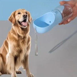 NM Store® Taşınabilir Butonlu 350 ml Evcil Hayvan Suluğu