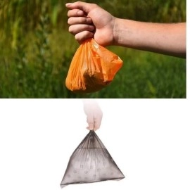 NM Store® 4lü Evcil Hayvanlar Için Pati Desenli Kedi Köpek Kaka Poşeti Torbası