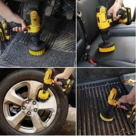 NM Store® 3lü Matkap Ucu Banyo Küvet Duşakabin Araba Tekerliği Koltuk Yıkama Temizleme Fırçası Seti