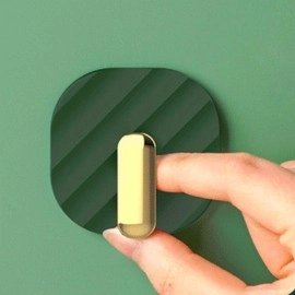 NM Store® 2li Yapışkanlı Retro Askılık Dolap Kapak Kulpu Yeşil