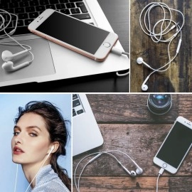 NM Store® İphone Ucu Çıkışlı Pop Up Kulakiçi Yumuşak Kontrol Tuşlu Kulaklık