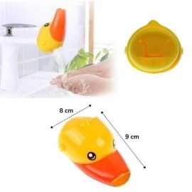 NM Store® Çocuklar İçin Eğitici ve Güvenli Musluk Uzatıcı Genişletici Başlık Aparatı Ördek Figürlü