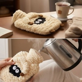 Kuzucuk Figürlü Peluş Sıcak Su Torbası 1 Lt – Yumuşak Kılıf, Uzun Süre Sıcak Tutan Termal Su Torbası