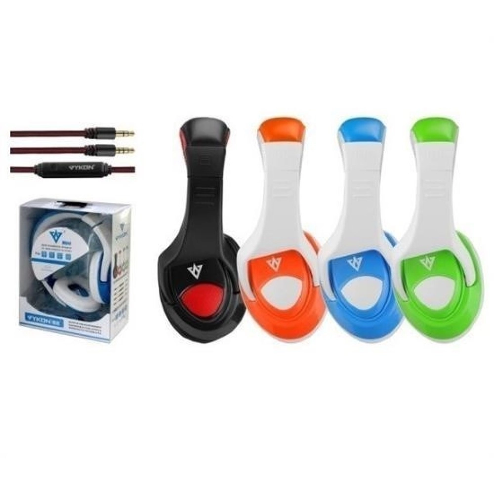 NM Store® Vykon MQ4440mm Sürücülü Mikrofonlu Bilgisayar Kulaklığı Jak Girişli