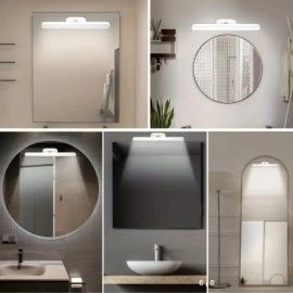 NM Store® Dokunmatik USB İle Şarj Olabilen 27 cm Led Aydınlatma Makyaj Aynası Işığı