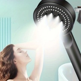 NM Store® 5 Fonksiyonlu Yüksek Basınçlı Ayarlanabilir Siyah Duş Başlığı