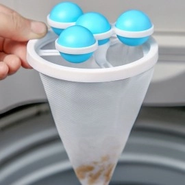 NM Store ® Çamaşır Makinesi İçin  Toz ve Evcil Hayvan Tüyü Toplayıcı Yıkanabilir Tüy Temizleme Aparatı