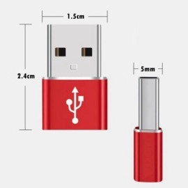 NM Store® USB'den TYPE-C 'ye Dönüştürücü Adaptör Veri Aktarımı Sağlayıcı Şarj Data Çevirici