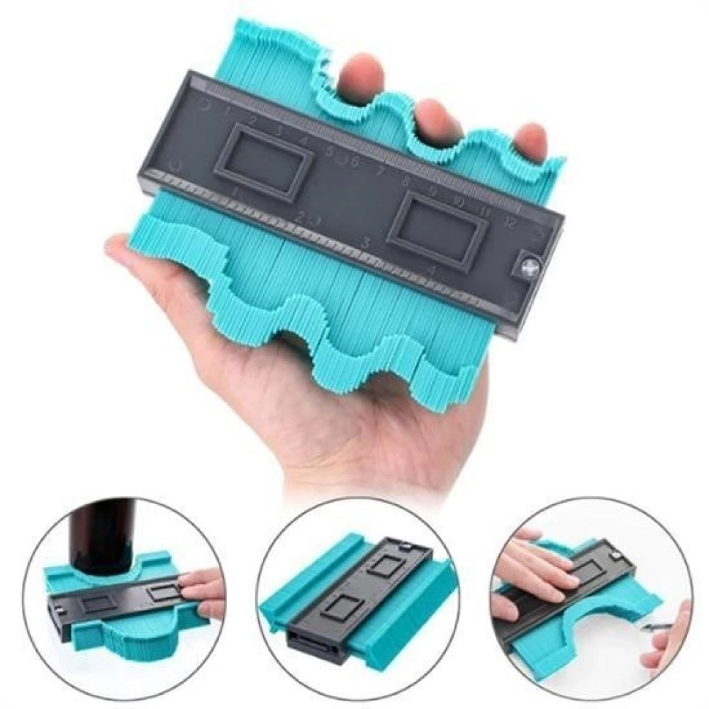 NM Store® Çok Fonksiyonlu Plastik Kontur Ölçüm Cihazı Ahşap Fayans Şekillendirme Kalıbı