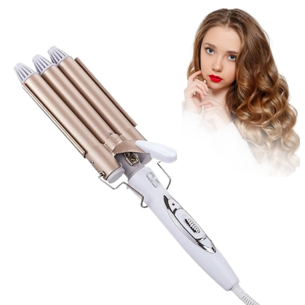 NM Store® 3 Başlıklı Elektrikli Saç Dalgalandırma Maşası – Hızlı ve Kalıcı Plaj Dalgaları