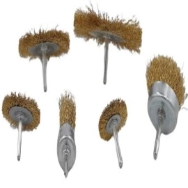 NM Store® 6'lı Pimli Tel Fırça Seti Pas Yağ Kir Boya Yapışkan Çözücü