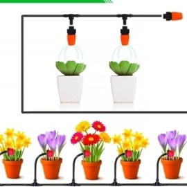 NM Store® 10 Metre Bahçe Damlama Sulama Sistemi Seti Hortum ve Ek Parçaları