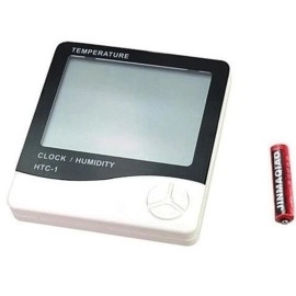 NM Store® Bebek Odası Masaüstü Dijital Termometre Nem Ölçer Higrometre Saat