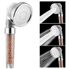 NM Store® %50 Su Tasarruflu ve Arıtmalı Doğal Taşlı Banyo El Duş Başlığı